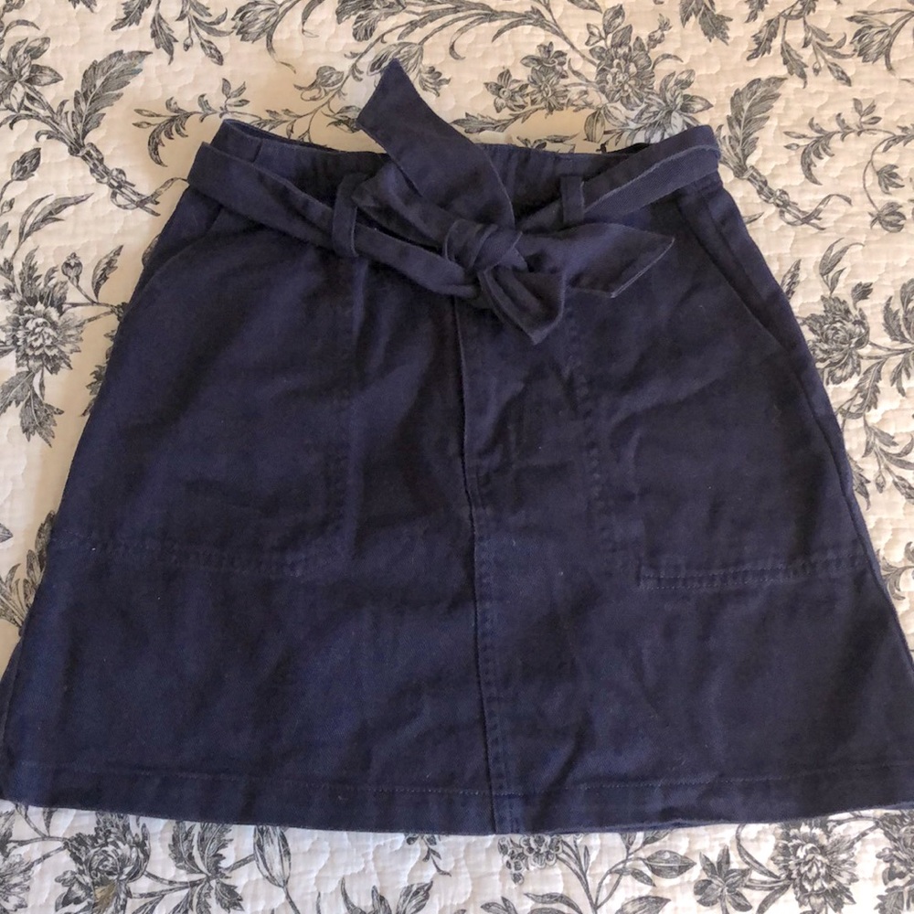 Francesca’s Navy Skirt
